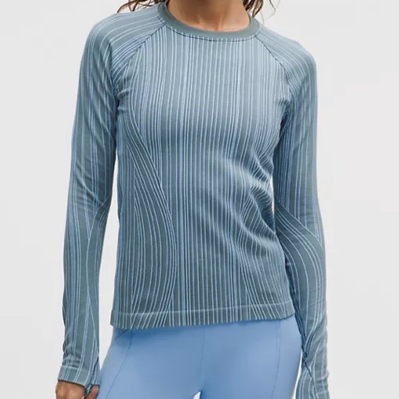 LULULEMON Rest Less Variegated Ribbed Pullover. - Picture 2 of 7